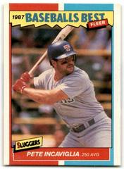 Pete Incaviglia #21 Baseball Cards 1987 Fleer Baseball's Best Prices