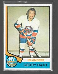 Gerry Hart #199 Hockey Cards 1974 Topps Prices