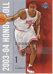 Jamal Crawford #9 Basketball Cards 2003 Upper Deck Honor Roll Prices