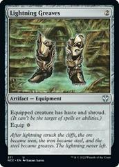 Lightning Greaves Magic New Capenna Commander Prices