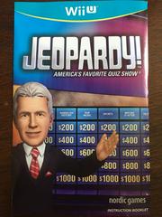 Instruction Booklet | Jeopardy [Nordic Games] Wii U