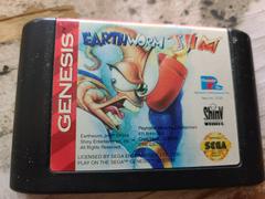 Cartridge (Front) | Earthworm Jim Sega Genesis
