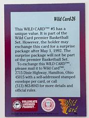 Back | Surprise Card #5 Basketball Cards 1991 Wild Card