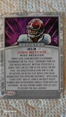 Back  | John Metchie [Red] Football Cards 2022 Sage Hit Artistry