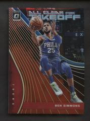 Ben Simmons [Red] #7 Basketball Cards 2019 Panini Donruss Optic All Clear for Takeoff Prices