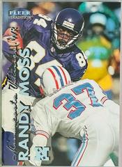 Randy Moss #1 Football Cards 1999 Fleer Tradition Prices