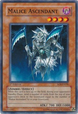 Malice Ascendant [1st Edition] SOI-EN030 YuGiOh Shadow of Infinity