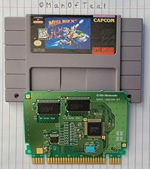 Cartridge And Motherboard  | Mega Man X2 Super Nintendo