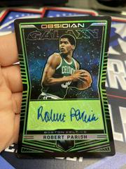 Robert Parish [Green] #GA-RPS Basketball Cards 2018 Panini Obsidian Galaxy Autographs Prices