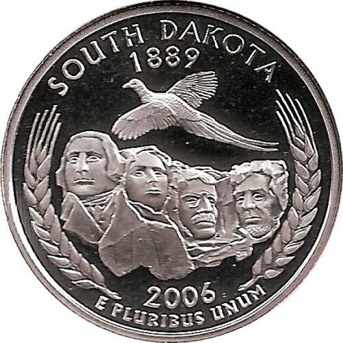 2006 D [SMS SOUTH DAKOTA] State Quarter Prices Ungraded, NGC, PCGS Values
