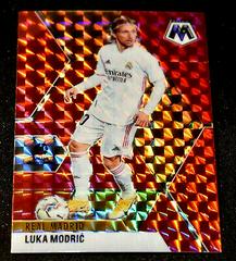 Luka Modric [Red Mosaic] Soccer Cards 2020 Panini Mosaic La Liga Prices