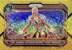 The American Nightmare' Cody Rhodes [Gold Shimmer] #1 Wrestling Cards 2023 Panini Prizm WWE Prices