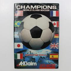 Champions World Class Soccer - Manual | Champions World Class Soccer Super Nintendo