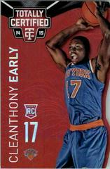 Cleanthony Early #168 Basketball Cards 2014 Panini Totally Certified Prices
