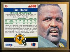 Back | Tim Harris Football Cards 1991 Score