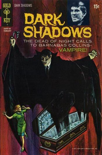 Dark Shadows #8 (1971) Cover Art