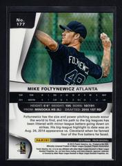 Back | Mike Foltynewicz Baseball Cards 2015 Panini Prizm