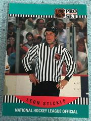Leon Stickle Hockey Cards 1990 Pro Set Prices