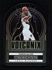 Damian Lillard #16 Basketball Cards 2021 Panini Obsidian Volcanix Prices