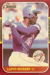 Lloyd Moseby #36 Baseball Cards 1987 Donruss Opening Day Prices