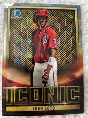 Juan Soto [Atomic] #BI-14 Baseball Cards 2023 Bowman Chrome Iconic Prices