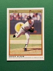 Gregg Olson Baseball Cards 1991 O Pee Chee Premier Prices