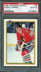Steve Larmer #5 Hockey Cards 1990 Bowman Tiffany Prices