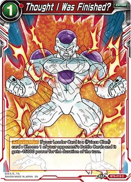 Thought I Was Finished? [Foil] BT9-019 Dragon Ball Super Universal Onslaught