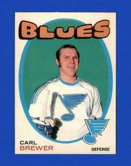 Carl Brewer Hockey Cards 1971 O-Pee-Chee Prices