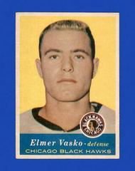 Elmer Vasko #27 Hockey Cards 1957 Topps Prices