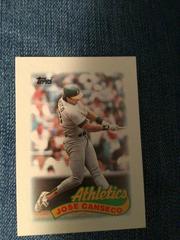 Jose Canseco #68 Baseball Cards 1989 Topps Mini League Leaders Prices