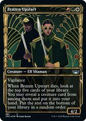 Brazen Upstart [Gilded Foil] #361 Magic Streets of New Capenna Prices