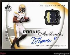 Demaryius Thomas [Autograph Jersey] Football Cards 2010 SP Authentic Prices