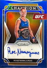 Rose Namajunas [Blue] Ufc Cards 2022 Panini Prizm UFC Champion Signatures Prices
