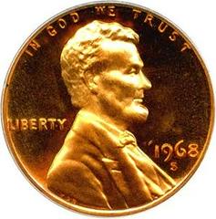 1968 S [DOUBLE DIE] Coins Lincoln Memorial Penny Prices