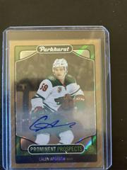 Calen Addison [Gold Autograph] Hockey Cards 2021 Parkhurst Prominent Prospects Prices