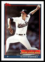 Scott Radinsky #128 Baseball Cards 1991 Topps '90 M.L. Debut Prices