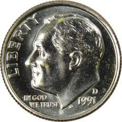 1991 D Coins Roosevelt Dime Prices