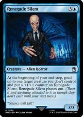 Renegade Silent [Foil] #658 Magic Doctor Who Prices