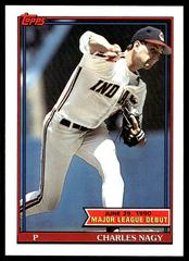 Charles Nagy Baseball Cards 1991 Topps '90 M.L. Debut Prices