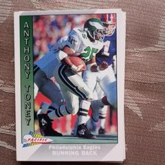 Anthony Toney Football Cards 1991 Pacific Prices
