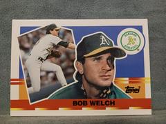 Bob Welch #106 Baseball Cards 1990 Topps Big Baseball Prices