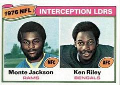 Monte Jackson & Ken Riley [Interception Leaders] #5 Football Cards 1977 Topps Prices