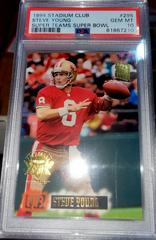 Steve Young #295 Football Cards 1994 Stadium Club Super Teams Super Bowl Prices