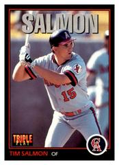 Tim Salmon #37 Baseball Cards 1993 Panini Donruss Triple Play Prices