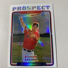 David Murphy #UH104 Baseball Cards 2005 Topps Chrome Updates & Highlights Prices
