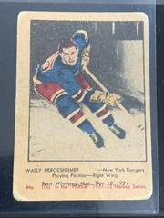 Wally Hergesheimer Hockey Cards 1951 Parkhurst Prices