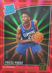 Shai Gilgeous Alexander [Press Proof Red Laser] Basketball Cards 2018 Panini Donruss Prices