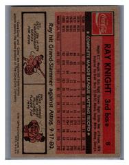Back | Ray Knight Baseball Cards 1981 Coca Cola