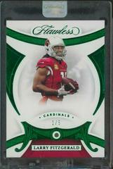 Larry Fitzgerald [Emerald] #3 Football Cards 2020 Panini Flawless Prices